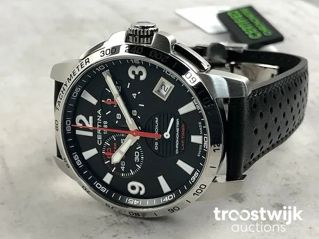 Certina ds podium precidrive chronograph lap timer c0344531605700 herenhorloge - afbeelding 6 van  8