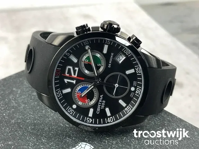 Certina ds rookie chronograph c0164171705701 herenhorloge - afbeelding 6 van  8