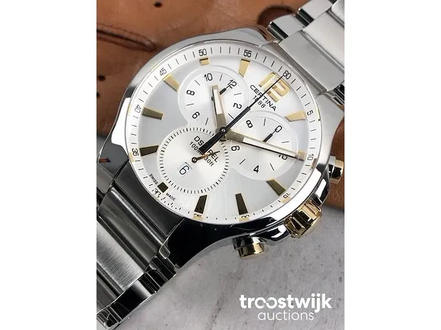 Certina ds spel chronograph c0124172103700 herenhorloge - afbeelding 1 van  8