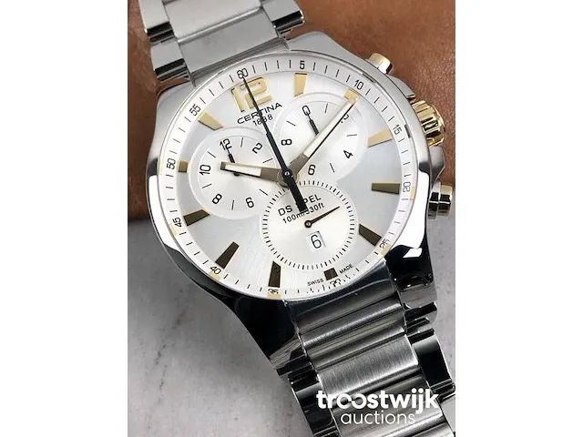 Certina ds spel chronograph c0124172103700 herenhorloge - afbeelding 3 van  8