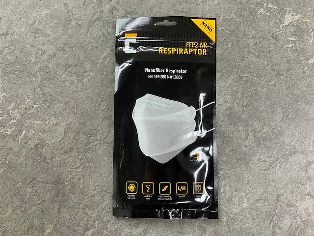 Cerva - respiraptor ffp2 - stofmasker 3-pack (10x) - afbeelding 2 van  4