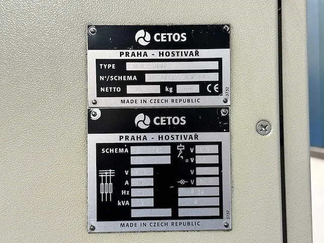 Cetos - bub40 a/300 - rondslijpmachine - 1997 - afbeelding 7 van  30