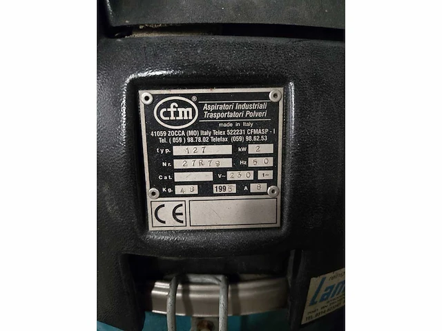 Cfm - 127 - industrial vacuum cleaner - afbeelding 5 van  5