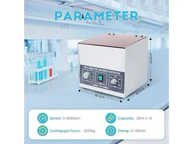 Cgoldenwall professionele elektrische medische laboratoriumcentrifuge - afbeelding 2 van  3