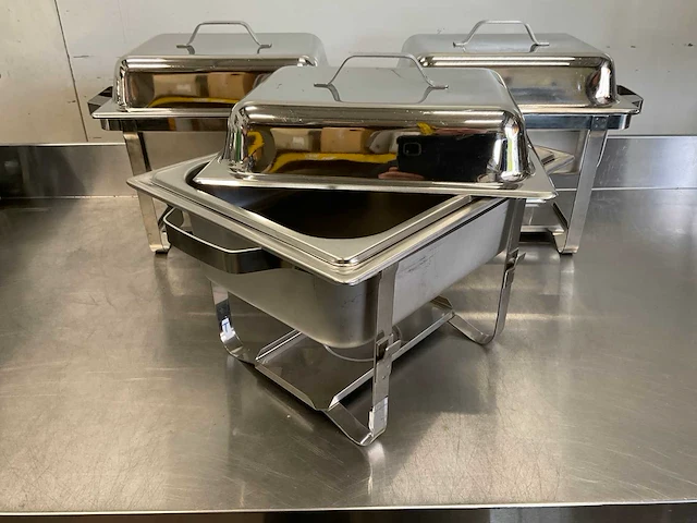 Chafing dish (3x) - afbeelding 4 van  5