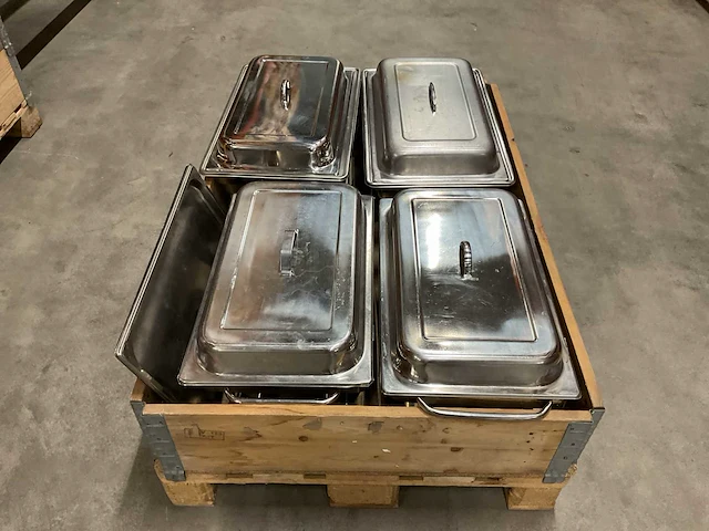Chafing dish (4x) - afbeelding 1 van  2