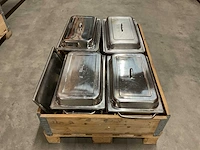 Chafing dish (4x) - afbeelding 1 van  2