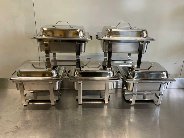 Chafing dish (5x) - afbeelding 1 van  7