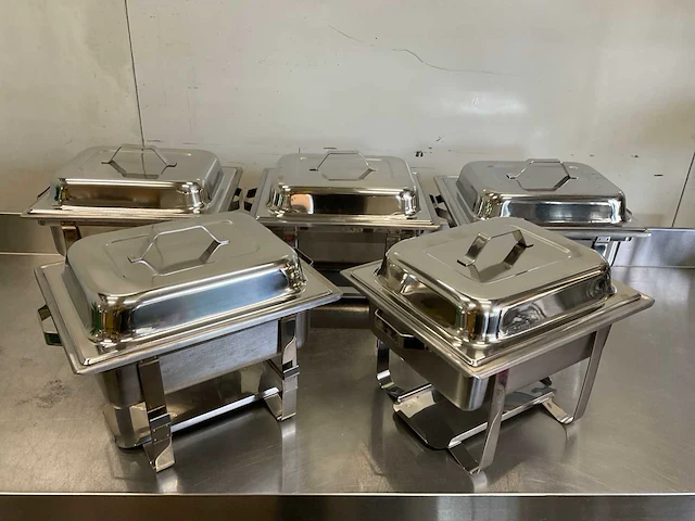Chafing dish (5x) - afbeelding 4 van  7