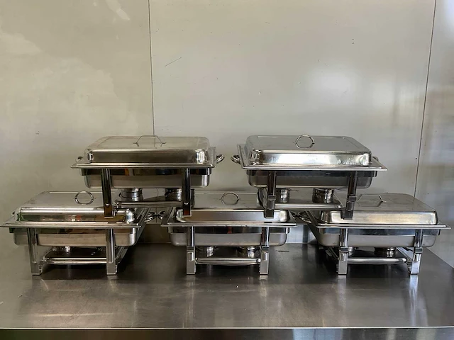 Chafing dish (5x) - afbeelding 1 van  5