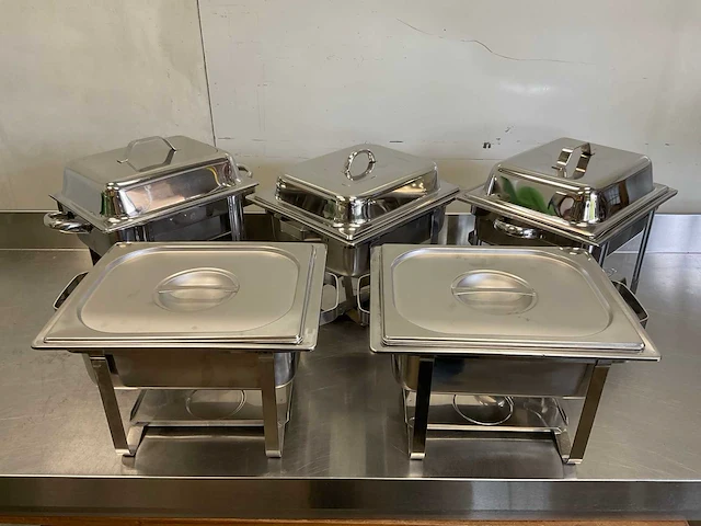 Chafing dish (5x) - afbeelding 1 van  5
