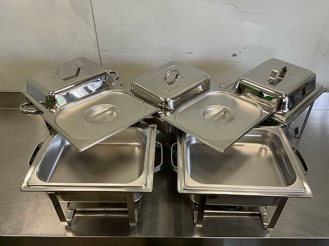 Chafing dish (5x) - afbeelding 4 van  5