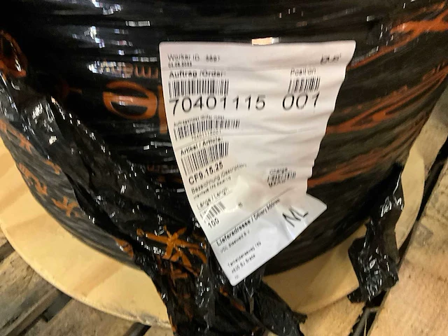 Chainflex 25g1,5 kabel op haspel - afbeelding 3 van  3