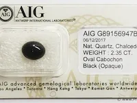 Chalcedony 2.35ct aig certified - afbeelding 1 van  4