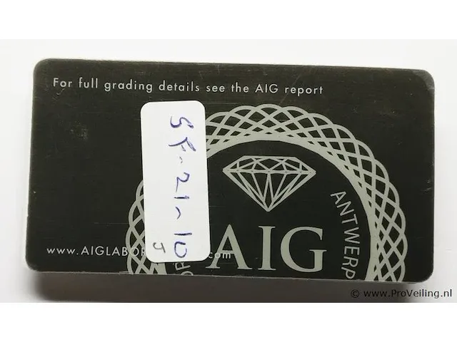 Chalcedony 5.47ct aig certified - afbeelding 2 van  4