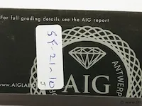 Chalcedony 5.47ct aig certified - afbeelding 2 van  4