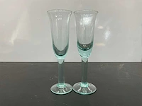 Champagne glas servies, glaswerk en bestek (48x) - afbeelding 1 van  1