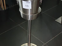 Champagnekoeler op voet. hoogte 70 cm. - afbeelding 2 van  2