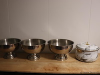 Champagnekoelers (3 stuks) & pan - afbeelding 1 van  4
