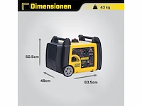 Champion power equipment mobiele generator 3200 w, alleen benzine, afstandsbediening, draagbare generator 73001i-p-eu - afbeelding 4 van  4