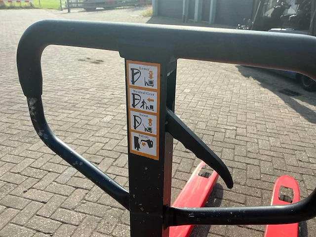 Champs 3 tons hand hydraulische palletwagen - afbeelding 3 van  6