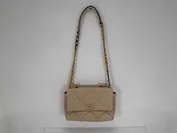 Chanel - 19 creme leder - - afbeelding 2 van  7