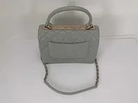 Chanel - cc flap grey caviar - afbeelding 6 van  6