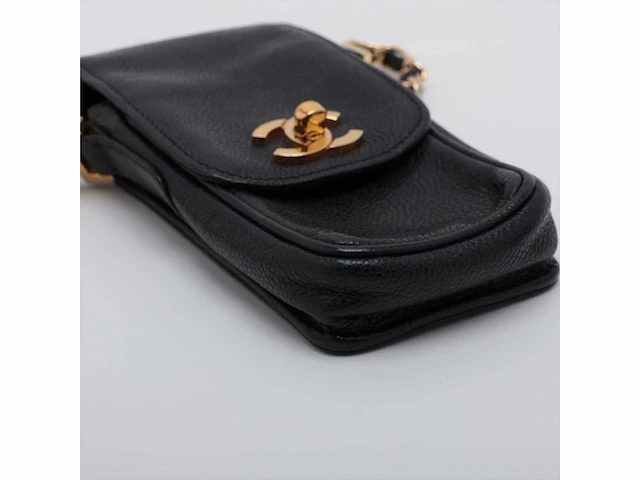 Chanel - timeless/classique -kaviaar leren schoudertas - afbeelding 5 van  9