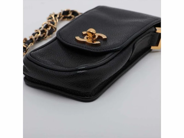 Chanel - timeless/classique -kaviaar leren schoudertas - afbeelding 6 van  9