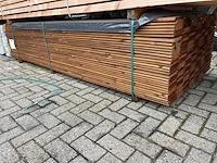 Channelsiding bruin geïmpregneerd 3000x140x18mm (118x) - afbeelding 4 van  4