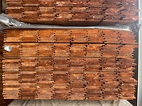 Channelsiding bruin geïmpregneerd 3000x140x18mm (120x) - afbeelding 3 van  3