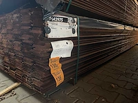 Channelsiding bruin geïmpregneerd 4800x140x18mm (120x) - afbeelding 4 van  4
