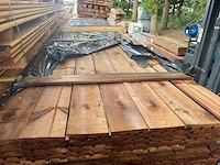 Channelsiding bruin geïmpregneerd 5100x140x18mm (105x) - afbeelding 1 van  3