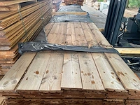 Channelsiding bruin geïmpregneerd 5400x140x18mm (105x) - afbeelding 1 van  3