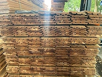 Channelsiding bruin geïmpregneerd 5400x140x18mm (105x) - afbeelding 3 van  3