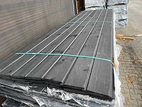 Channelsiding zwart gecoat 3000x140x18mm (102x) - afbeelding 1 van  3