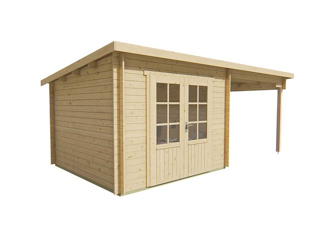 Chappo - tuinhuis 28mm 5980x3000x2170mm onbehandeld - afbeelding 5 van  5