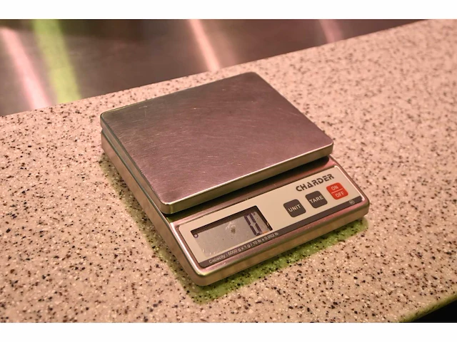 Charder r210 digitale rvs weegschaal - afbeelding 1 van  3