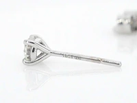 Charles greig - gouden solitair oorbellen met diamanten - afbeelding 7 van  9