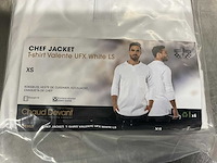 Chaud devant - t-shirt valente ufx white ls - koksbuis (3x) - afbeelding 2 van  2