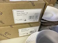 Chef&sommelier satinique koffiekop en schotel (24x) - afbeelding 6 van  6