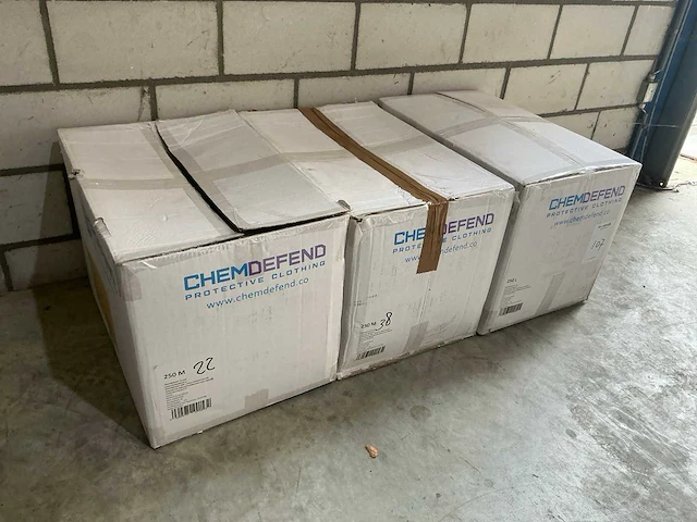 Chemdefend 250 wegwerp overall (100x) - afbeelding 2 van  5