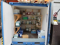 (chemie)-container met afmeting 240 x 200 x 220 cm. gewicht 715 kg. let op: exclusief inhoud en afhalen na ... - afbeelding 3 van  4