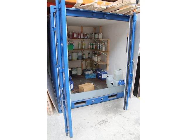 (chemie)-container met afmeting 240 x 200 x 220 cm. gewicht 715 kg. let op: exclusief inhoud en afhalen na ... - afbeelding 4 van  4