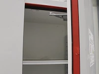 Chemiekast hiltra labsaver met enkele deuken / beschadigingen. afmeting 120 x 60 x 200 cm. - afbeelding 3 van  4