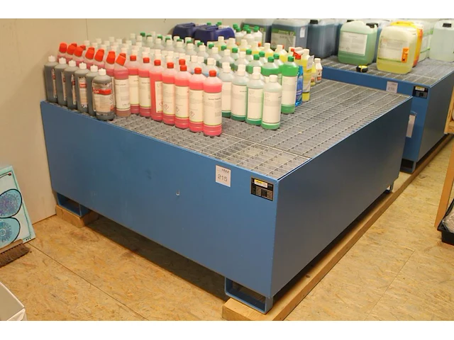 Chemieopvangbak bauer aw1000 146 x 146 x 62 cm 180 kg met maximale belastbaarheid 1900 kg. let op! afhalen ... - afbeelding 2 van  2