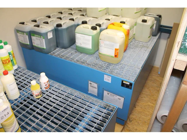 Chemieopvangbak bauer aw1000 146 x 146 x 62 cm 180 kg met maximale belastbaarheid 1900 kg. let op! exclusie... - afbeelding 1 van  2