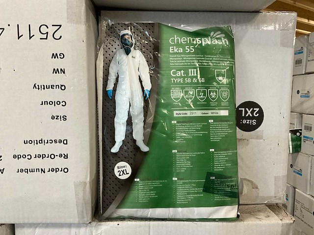 Chemsplash eka 55 cat. iii overall 2 xl (1200x) - afbeelding 2 van  6