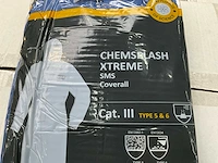 Chemsplash xtrme sms type 5 & 6 wegwerp overal met capuchon - afbeelding 2 van  4