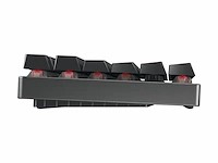 Cherry mx 8.2 tkl draadloos gaming toetsenbord zonder numeriek toetsenblok duitse indeling (qwertz) met metalen behuizing voor transport mx brown schakelaars zwart - afbeelding 2 van  4